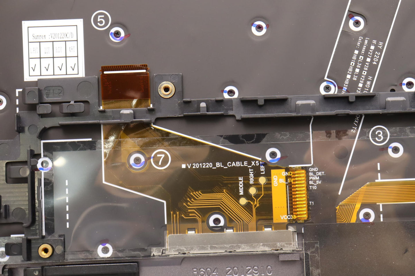 Lenovo Mechasm Kbd Bzl,Wl,Gy,Srx,Ger - 5M11H45875