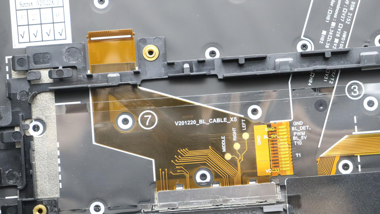 Lenovo Mechasm Kbd Bzl,Ww,Gy,Srx,Fra - 5M11H45878