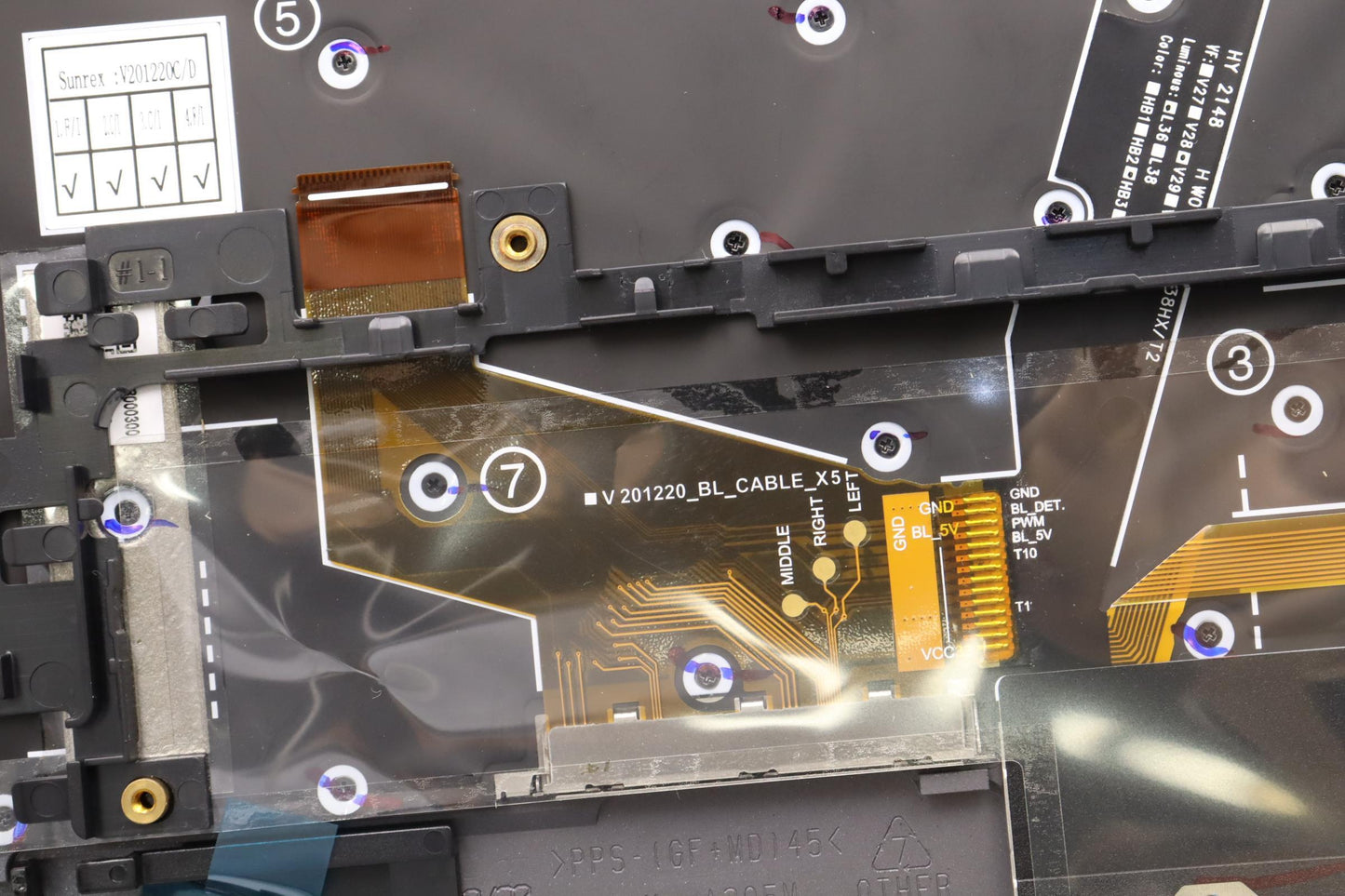 Lenovo Mechasm Kbd Bzl,Ww,Gy,Srx,Ger - 5M11H45879