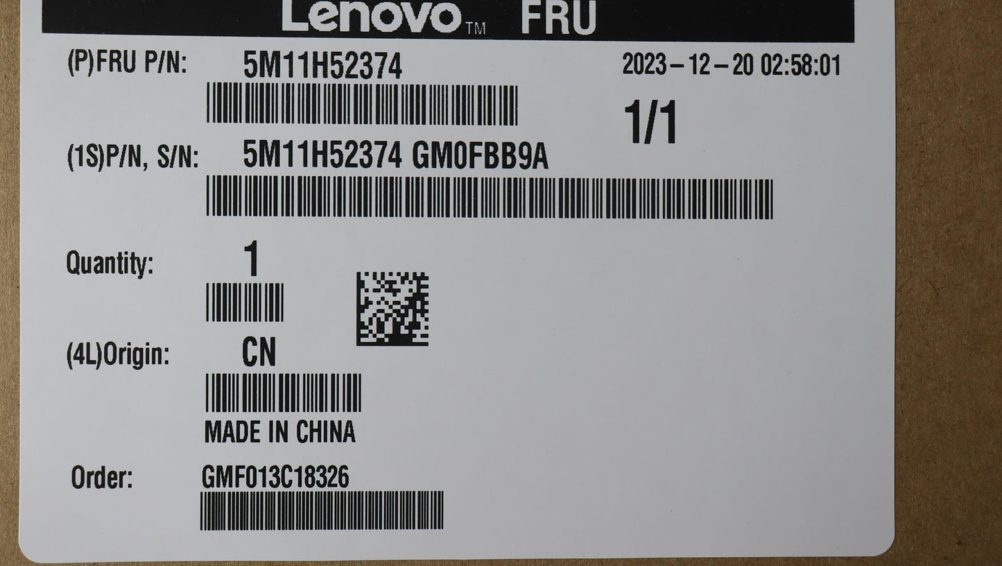 Lenovo Mech_Asm Kbd Cc Ind Eng Bklt(C - 5M11H52374