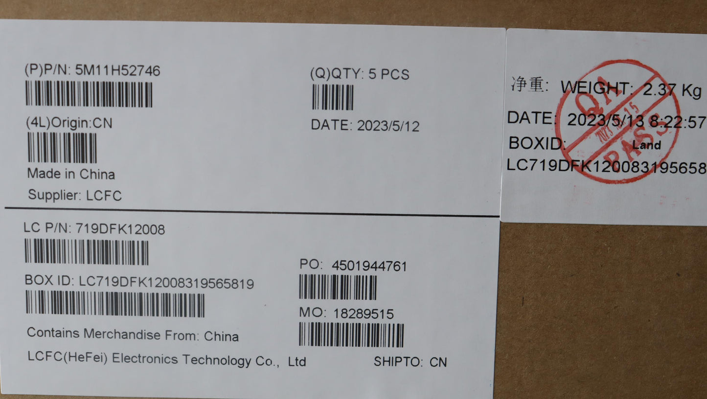 Lenovo Mech_Asm Kbd W/C-Cov La Spa Tr - 5M11H52746
