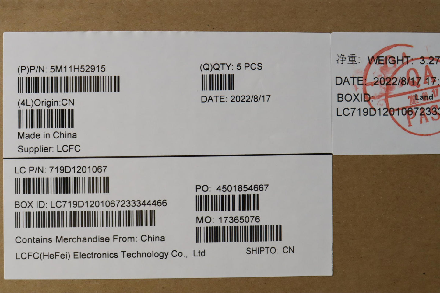 Lenovo Mech Assembly Fru Kb Ccv Eng(P - 5M11H52915