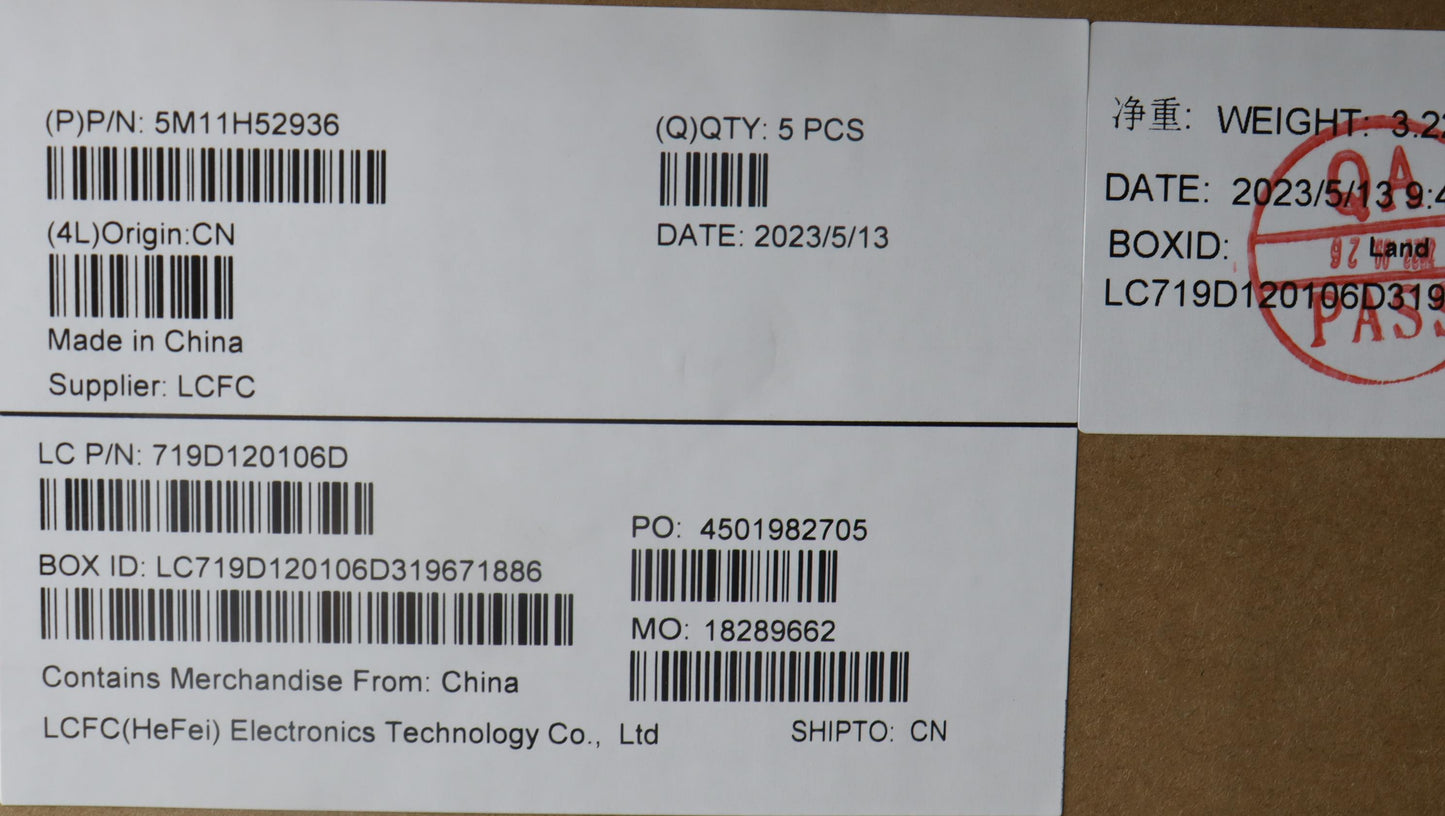 Lenovo Mech Assembly Fru Kb Ccv Ara(P - 5M11H52936