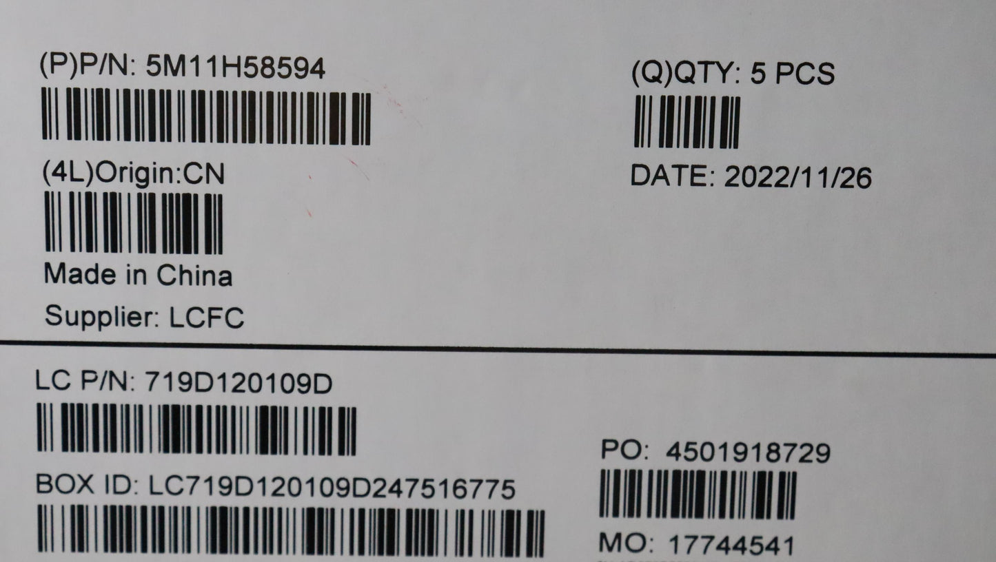 Lenovo Mech Assembly Kb Ccv 058Fra Bk - 5M11H58594