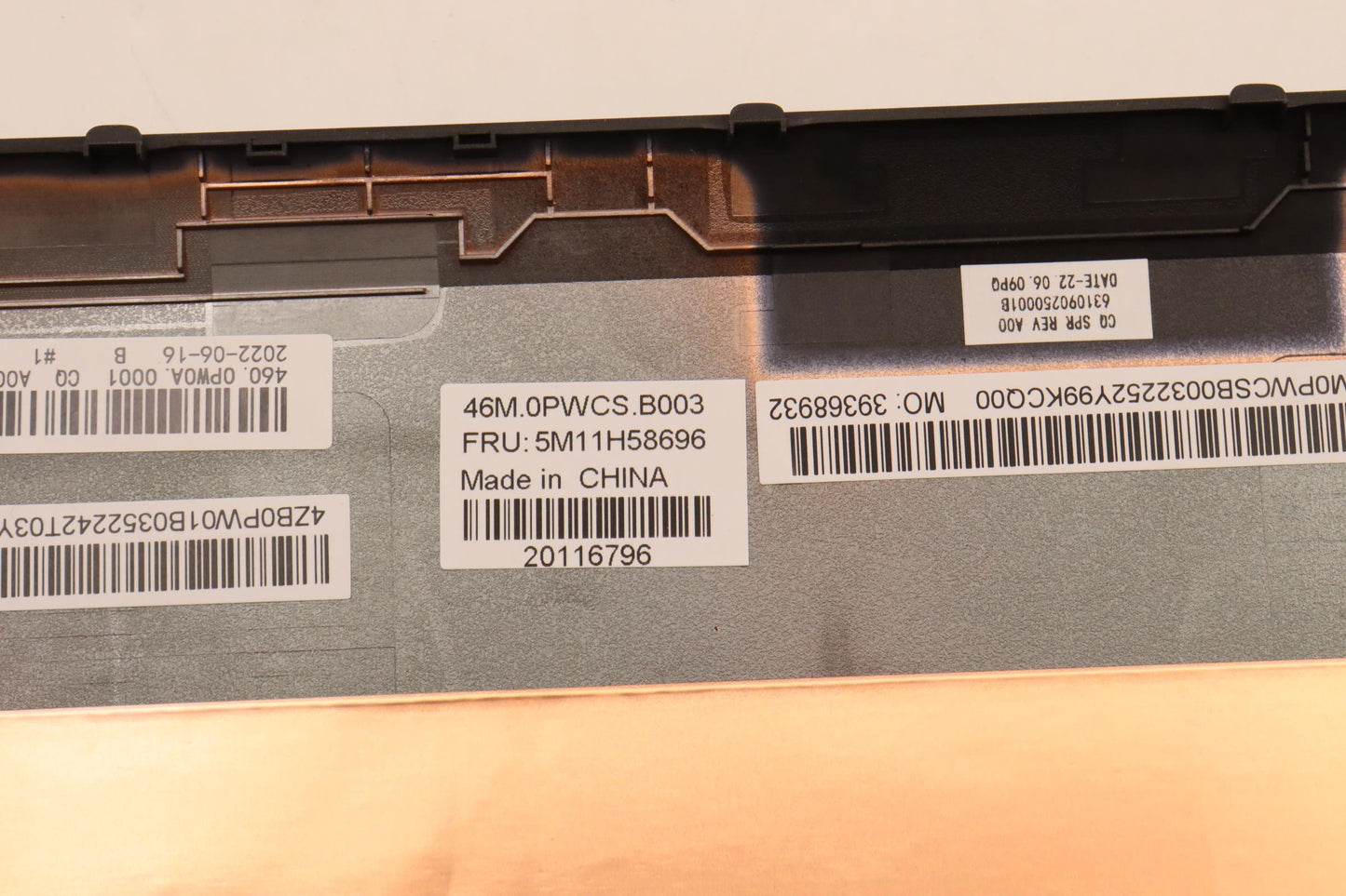 Lenovo Mechasm Fru D Cover,Cs Bk L13 - 5M11H58696