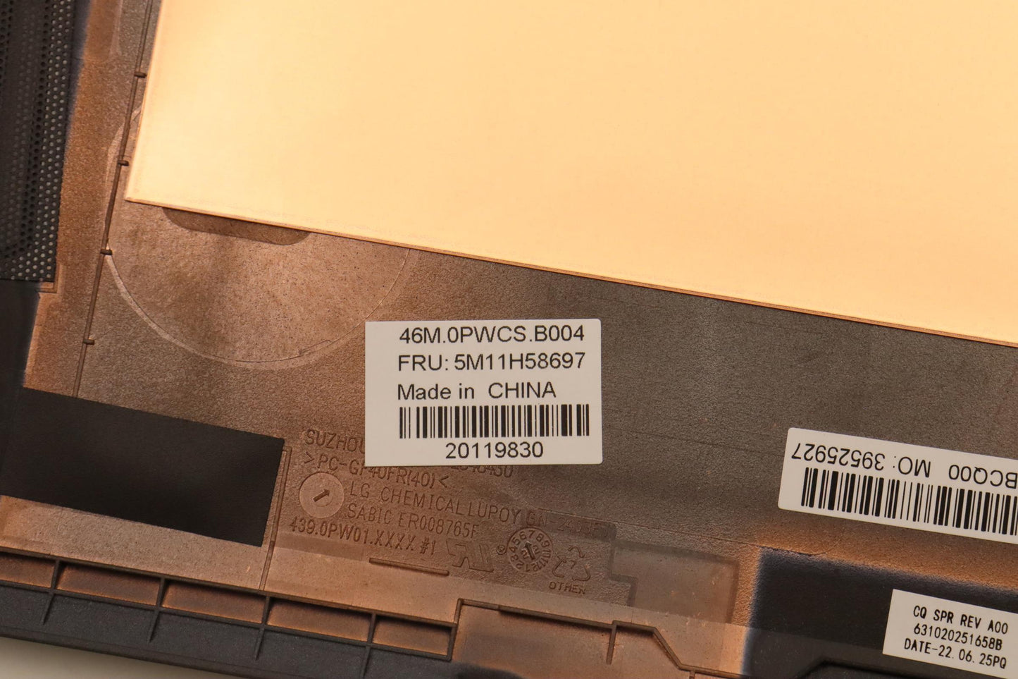 Lenovo Mechasm Fru D Cover,Cs Bk S2 F - 5M11H58697