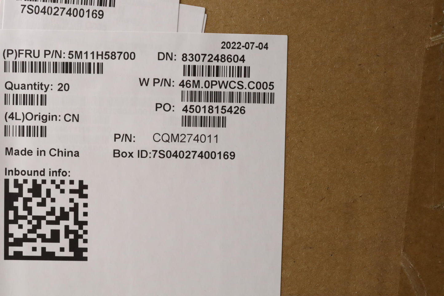 Lenovo Mechasm Fru D Cover,Yg Bk L13 - 5M11H58700