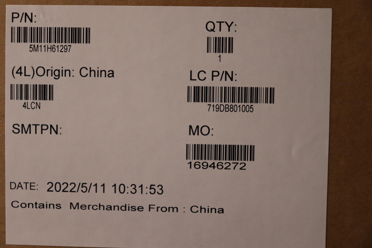 Lenovo Mechasm Fru Ir Bezel Sheetfhd - 5M11H61297
