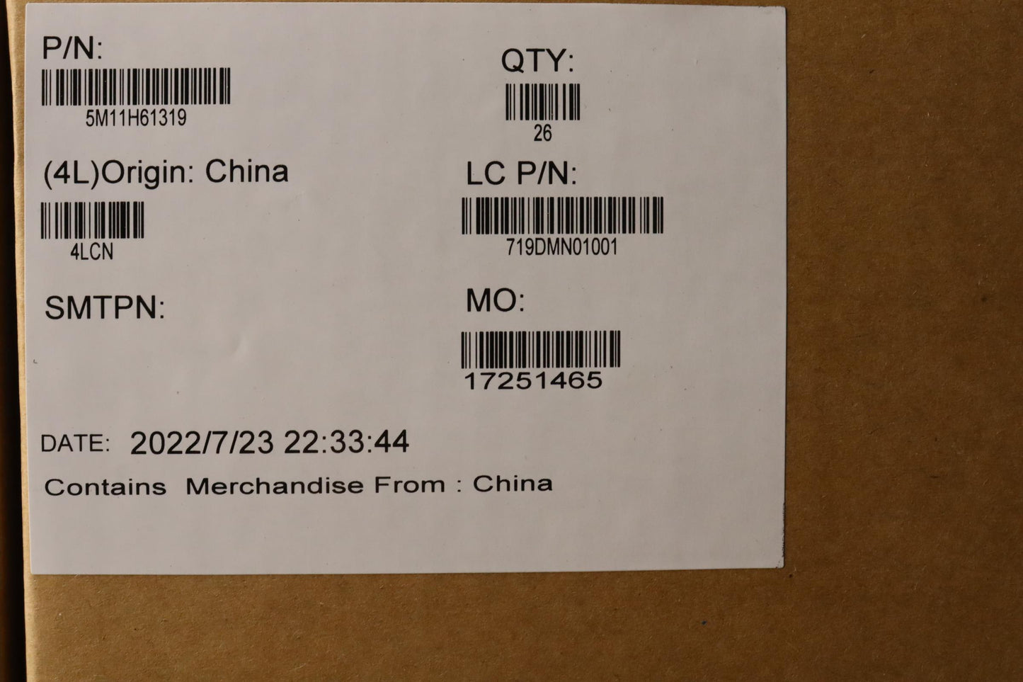 Lenovo Mechanical Assembly for JP610 Thermal SSD Pad - 5M11H61319