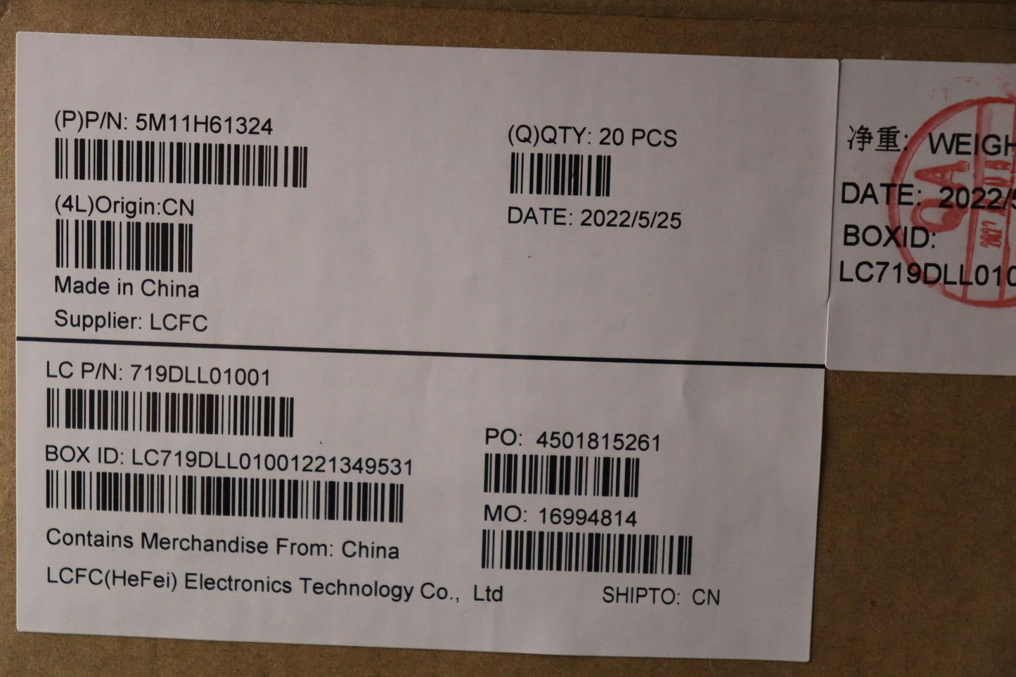Lenovo Mechasm Fru Powerbtn W Fpr Sli - 5M11H61324