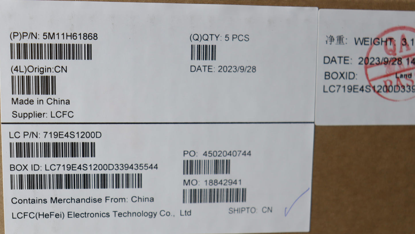 Lenovo Mech_Asm Bl Kb Bk Pt Eng Dfn - 5M11H61868