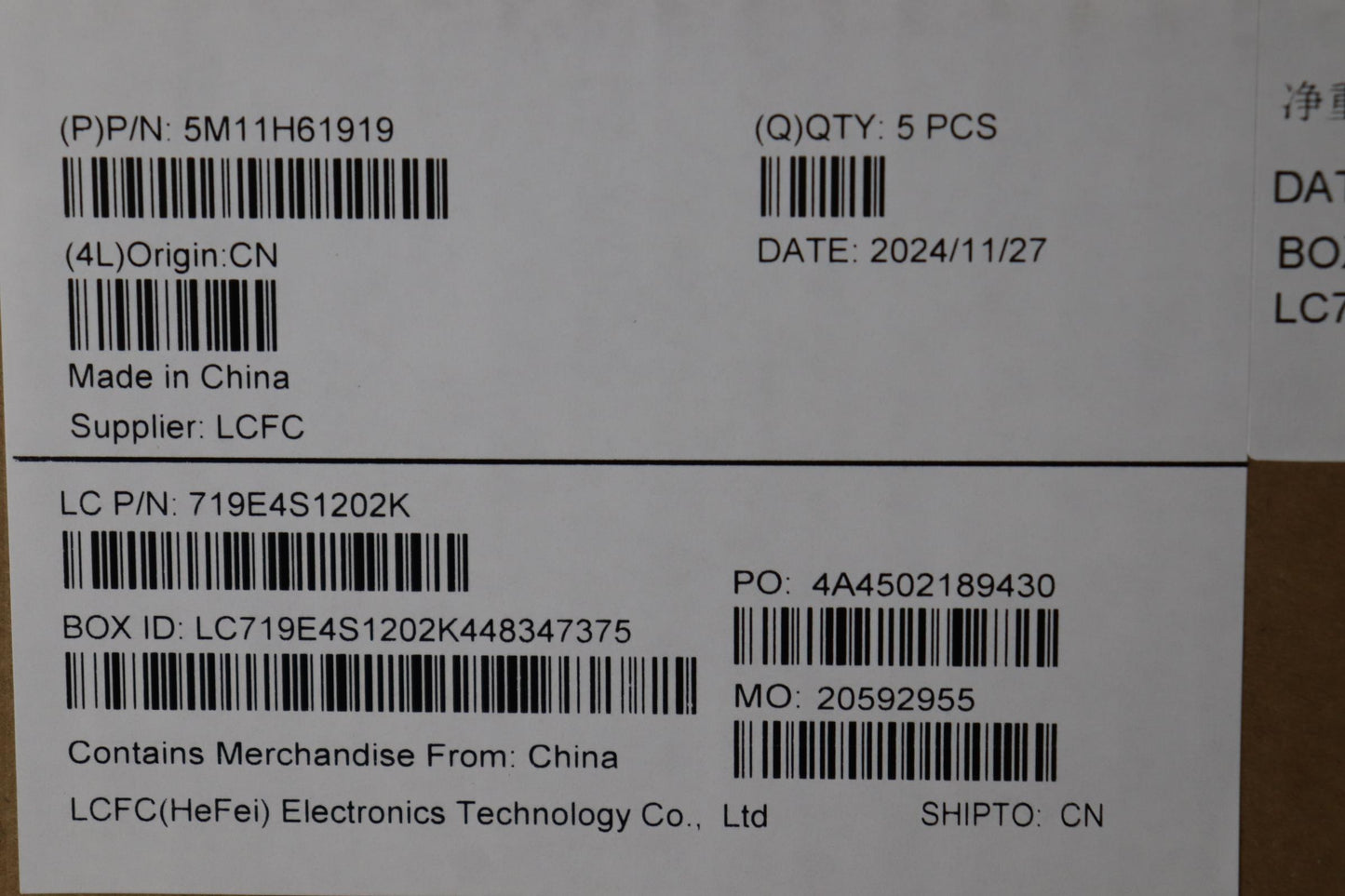 Lenovo Mech_Asm Bl Kb Bk Pt Hbw Dfn - 5M11H61919