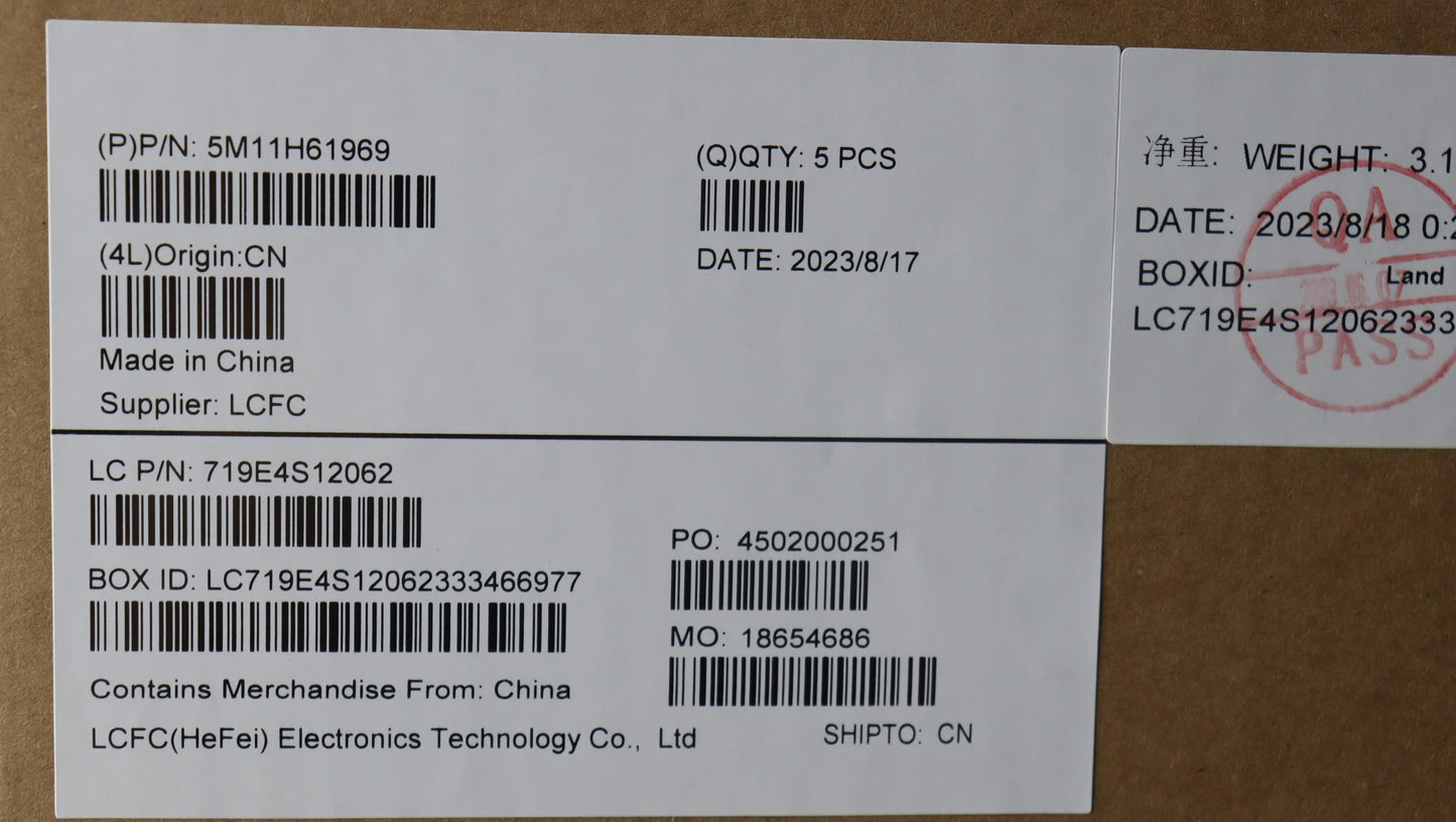 Lenovo Mech_Asm Kb Bk Pt H Tdp Eng Do - 5M11H61969