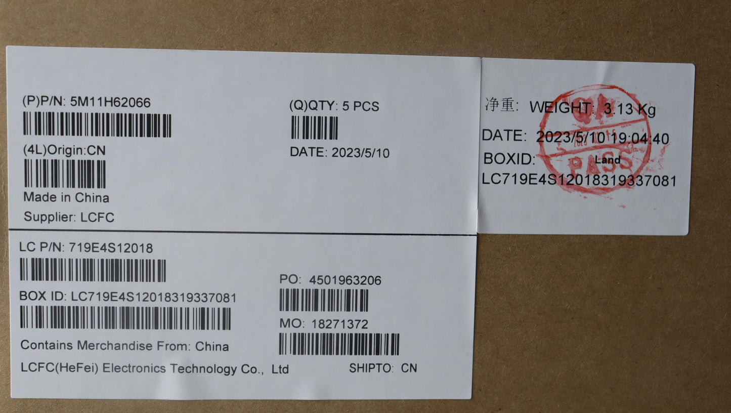 Lenovo Mech_Asm Bl Kb Bk Pt H Tdp Eng - 5M11H62066