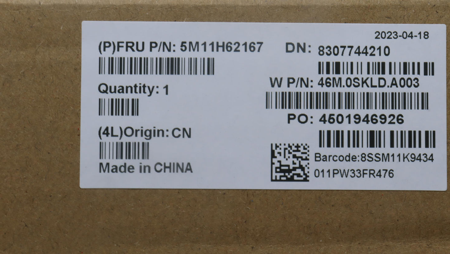 Lenovo 13.3" WUXGA LCD Module, Touch, Anti-Glare, 100% sRGB - 5M11H62167