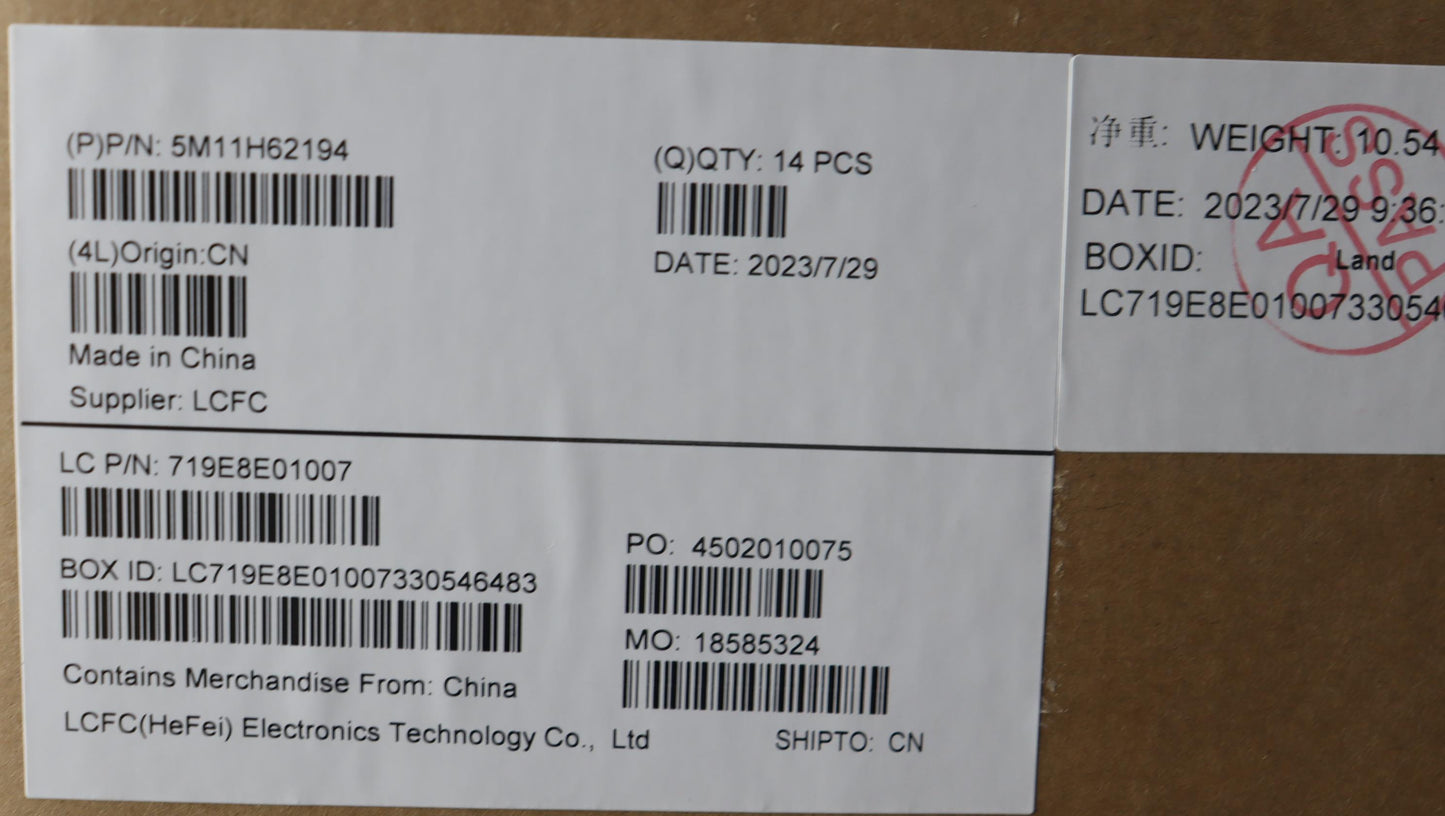 Lenovo Mech_Asm 14Wuxga Ag Mt Fhdir M - 5M11H62194