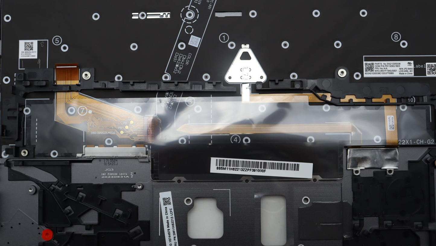 Lenovo Mech_Asm Bl Kb Gy Fpr Ara Chy - 5M11H62213
