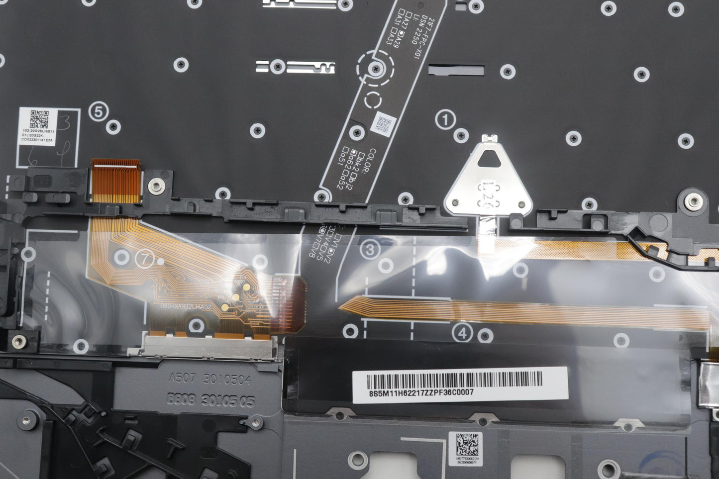 Lenovo Mech_Asm Bl Kb Gy Fpr Bel Chy - 5M11H62217