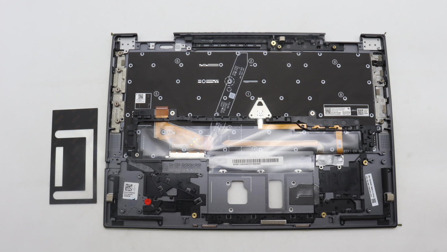 Lenovo Mech_Asm Bl Kb Gy Fpr Euro Eng - 5M11H62249