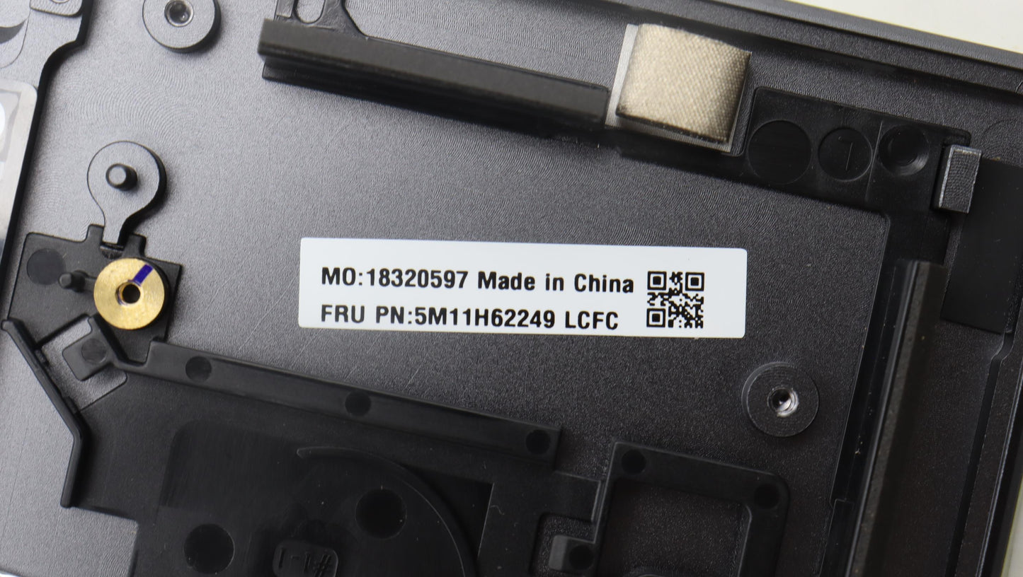 Lenovo Mech_Asm Bl Kb Gy Fpr Euro Eng - 5M11H62249