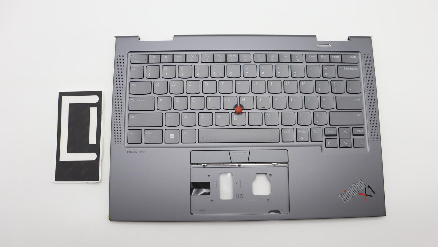Lenovo Mech_Asm Bl Kb Gy Fpr Euro Eng - 5M11H62251