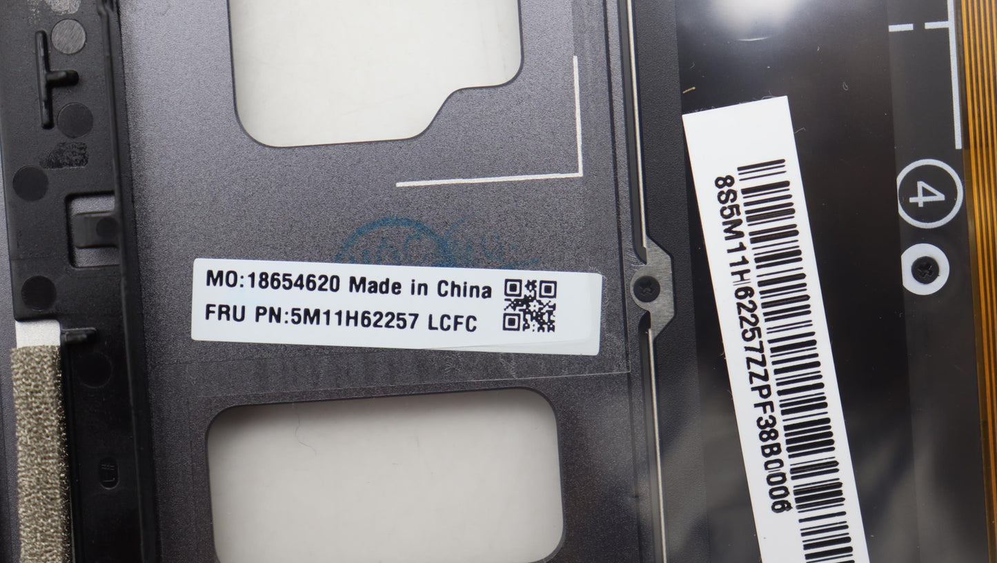 Lenovo Mech_Asm Bl Kb Gy Fpr Fra/Eng - 5M11H62257