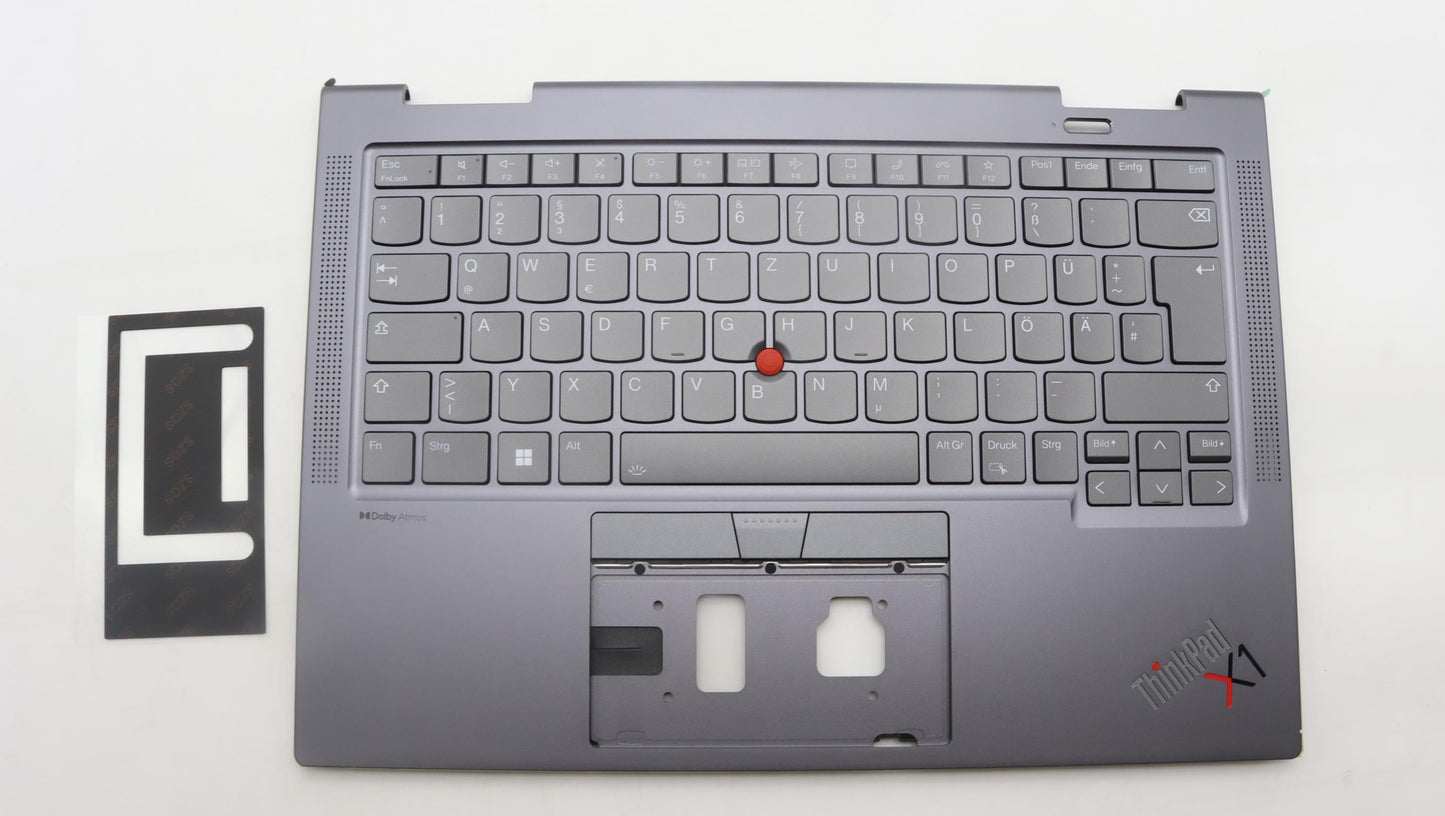 Lenovo Mech_Asm Bl Kb Gy Fpr Ger Chy - 5M11H62261