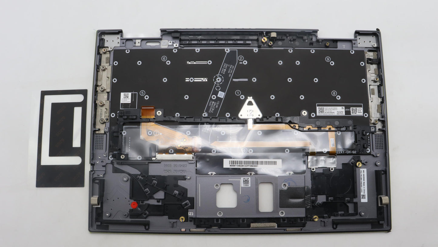 Lenovo Mech_Asm Bl Kb Gy Fpr Ger Chy - 5M11H62261