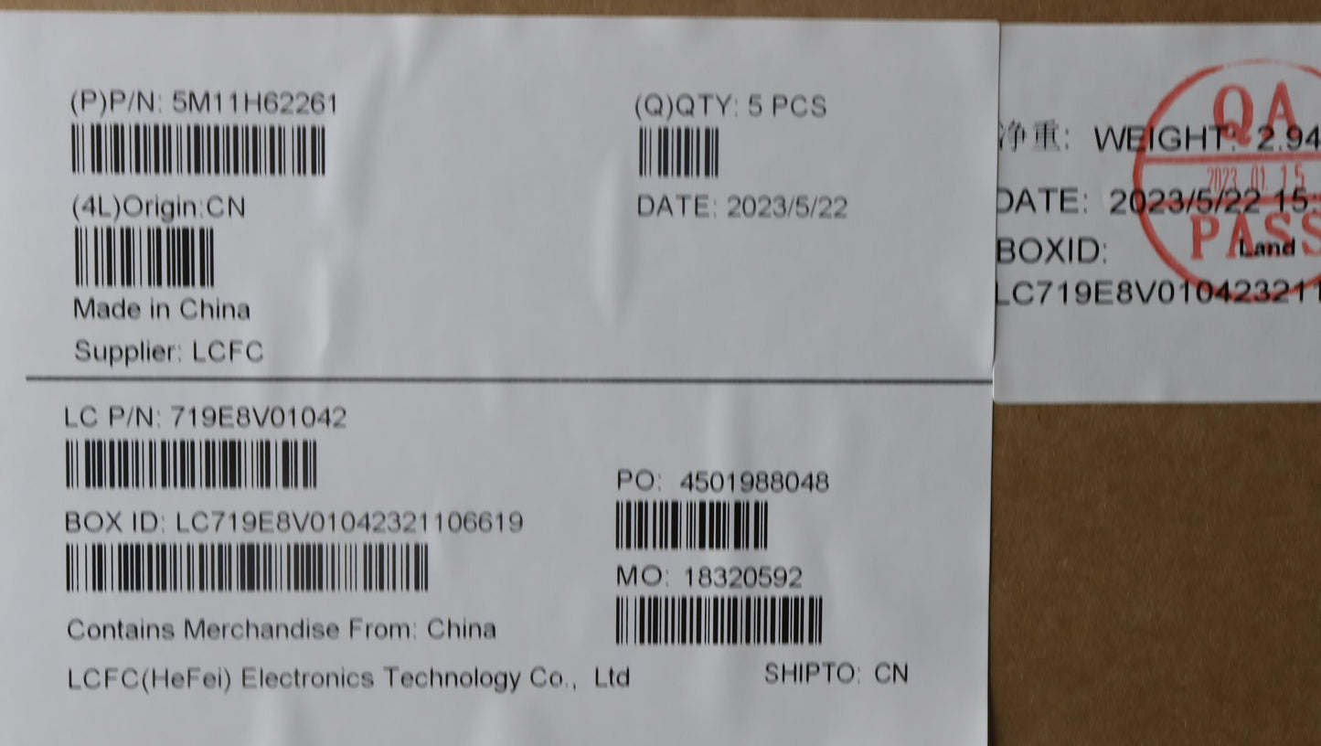 Lenovo Mech_Asm Bl Kb Gy Fpr Ger Chy - 5M11H62261
