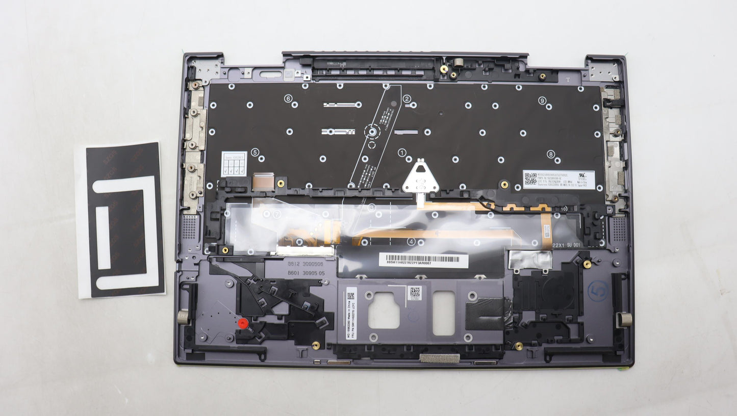 Lenovo Mech_Asm Bl Kb Gy Fpr Hbw Srx - 5M11H62276