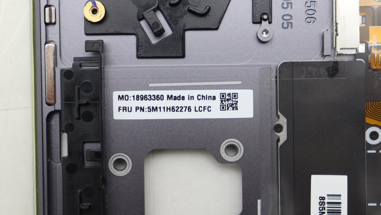 Lenovo Mech_Asm Bl Kb Gy Fpr Hbw Srx - 5M11H62276