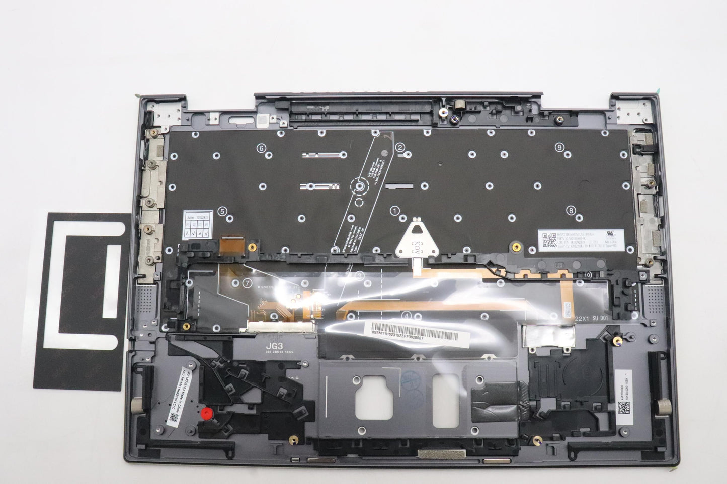 Lenovo Mech_Asm Bl Kb Gy Fpr Por Srx - 5M11H62315