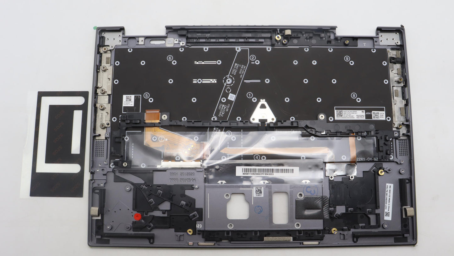 Lenovo Mech_Asm Bl Kb Gy Fpr Sws Chy - 5M11H62333