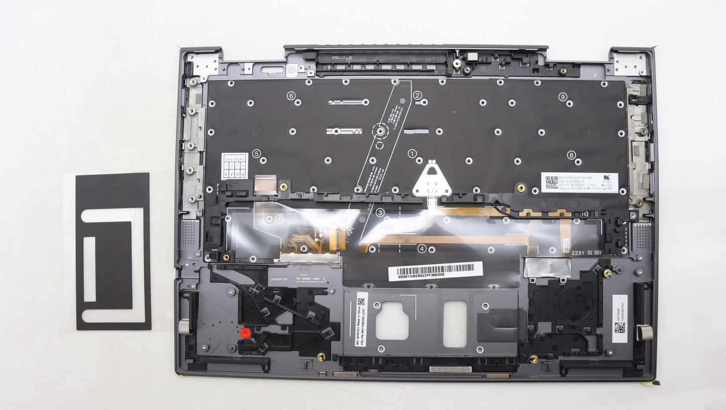 Lenovo Mech_Asm Bl Kb Gy Fpr Uke Srx - 5M11H62355