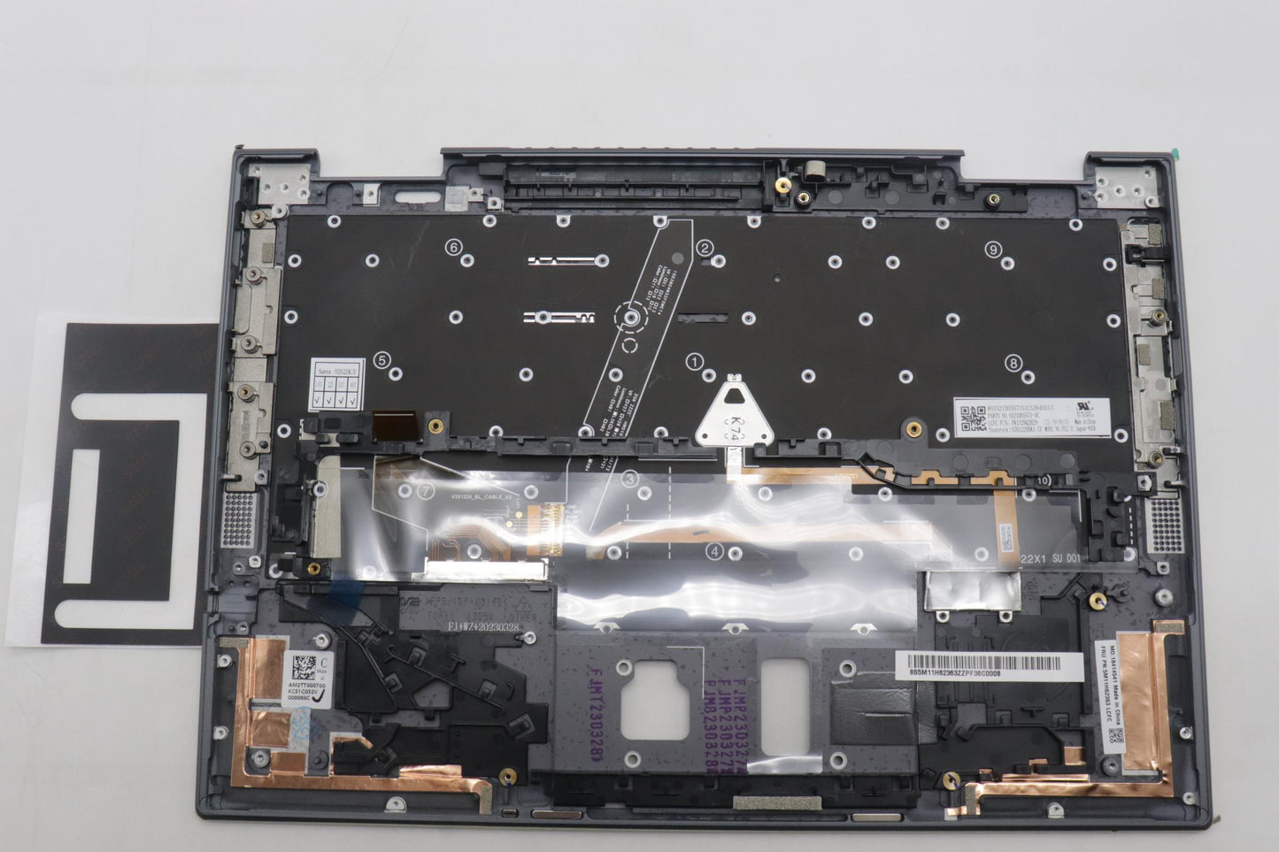 Lenovo Mech_Asm Bl Kb Gy Fpr Ww 058 F - 5M11H62363