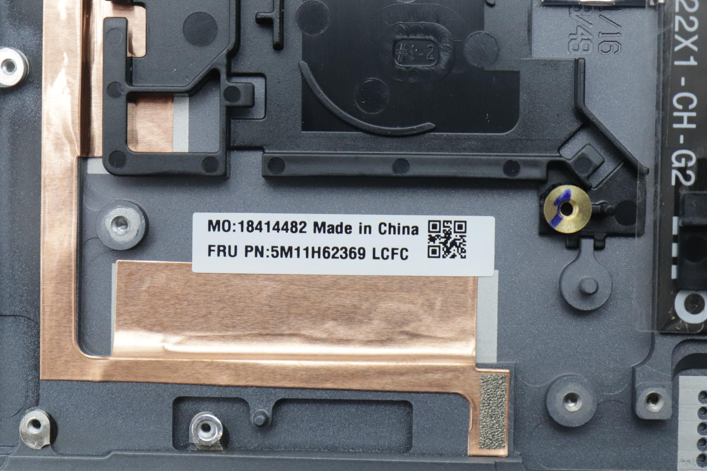 Lenovo Mech_Asm Bl Kb Gy Fpr Ww Bel C - 5M11H62369