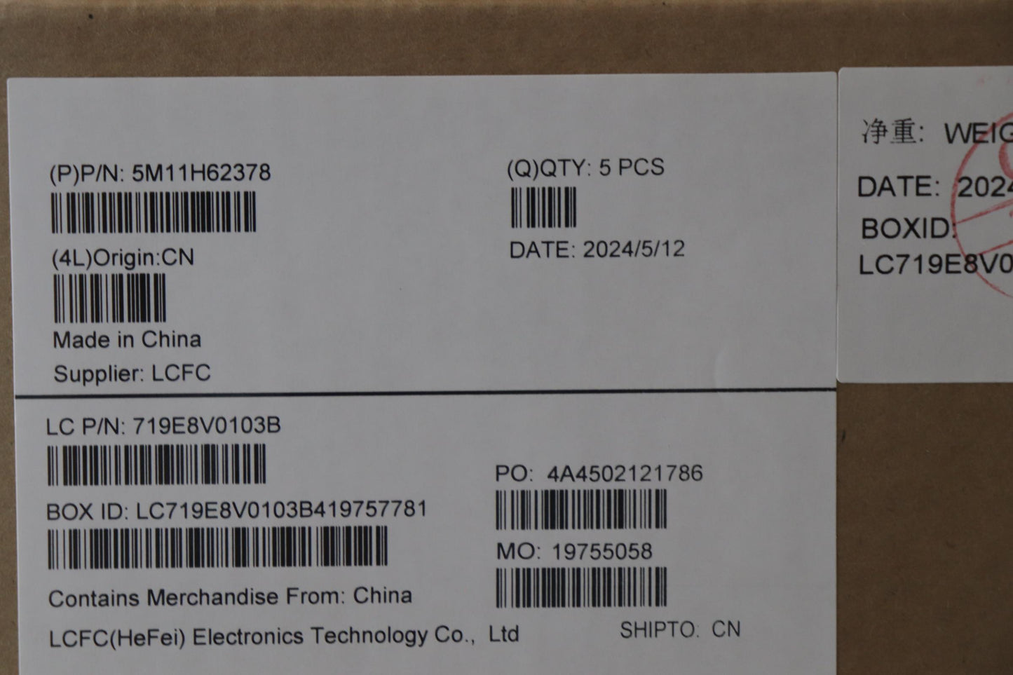 Lenovo Mech_Asm Bl Kb Gy Fpr Ww Brl C - 5M11H62378