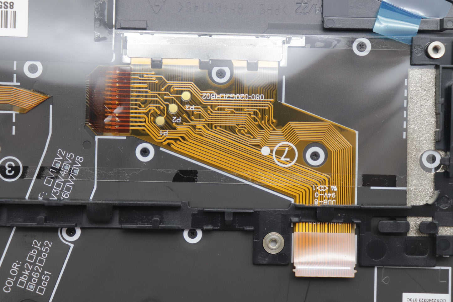 Lenovo Mech_Asm Bl Kb Gy Fpr Ww Brl C - 5M11H62378