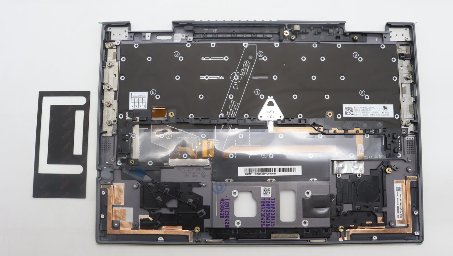 Lenovo Mech_Asm Bl Kb Gy Fpr Ww Den S - 5M11H62396