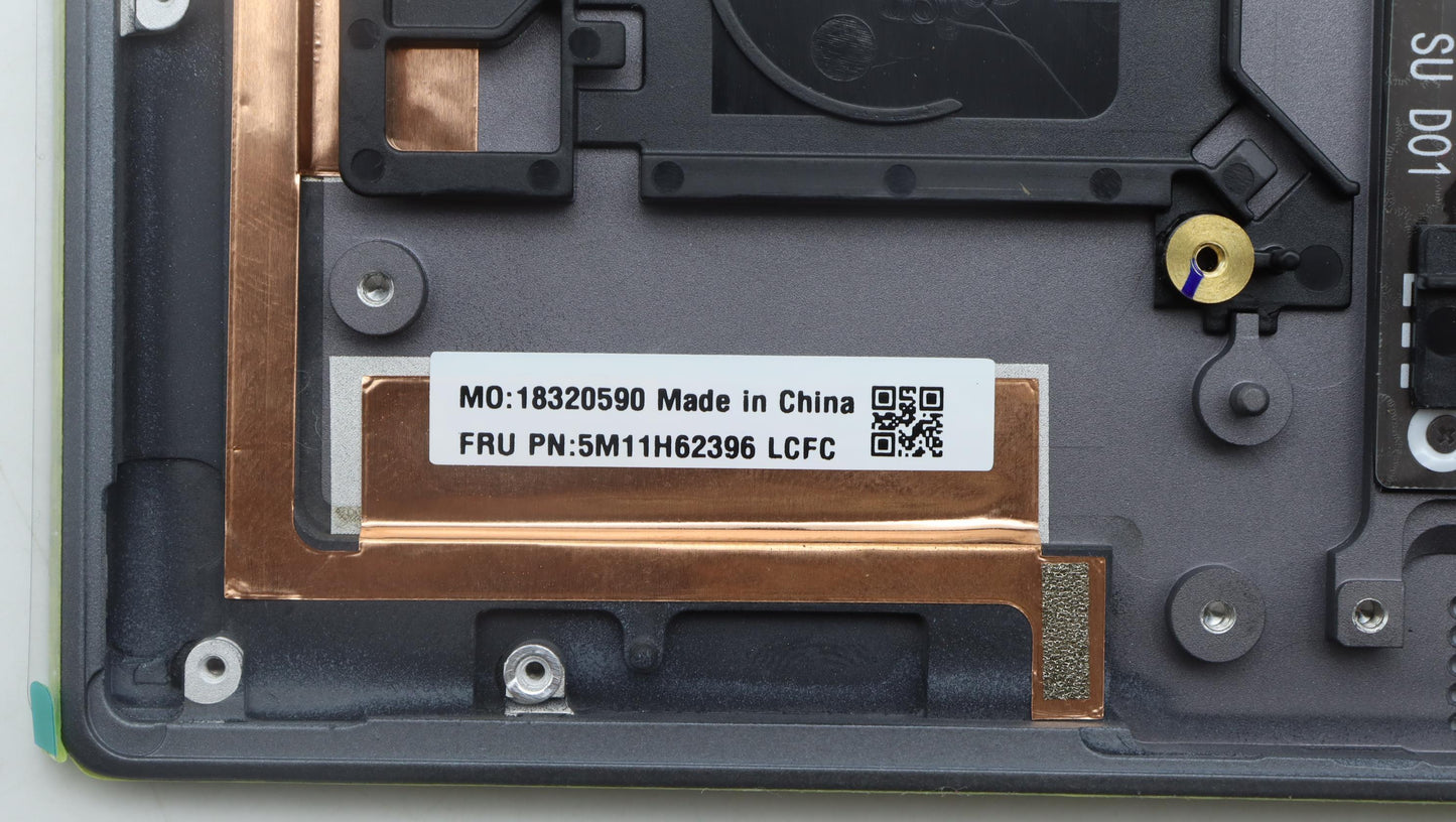Lenovo Mech_Asm Bl Kb Gy Fpr Ww Den S - 5M11H62396