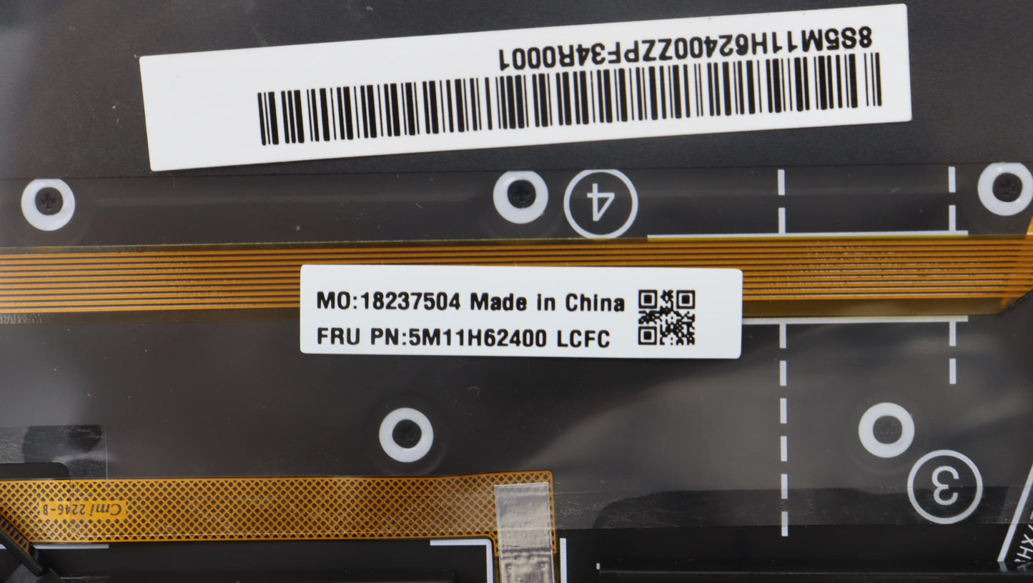Lenovo Mech_Asm Bl Kb Gy Fpr Ww Eng S - 5M11H62400