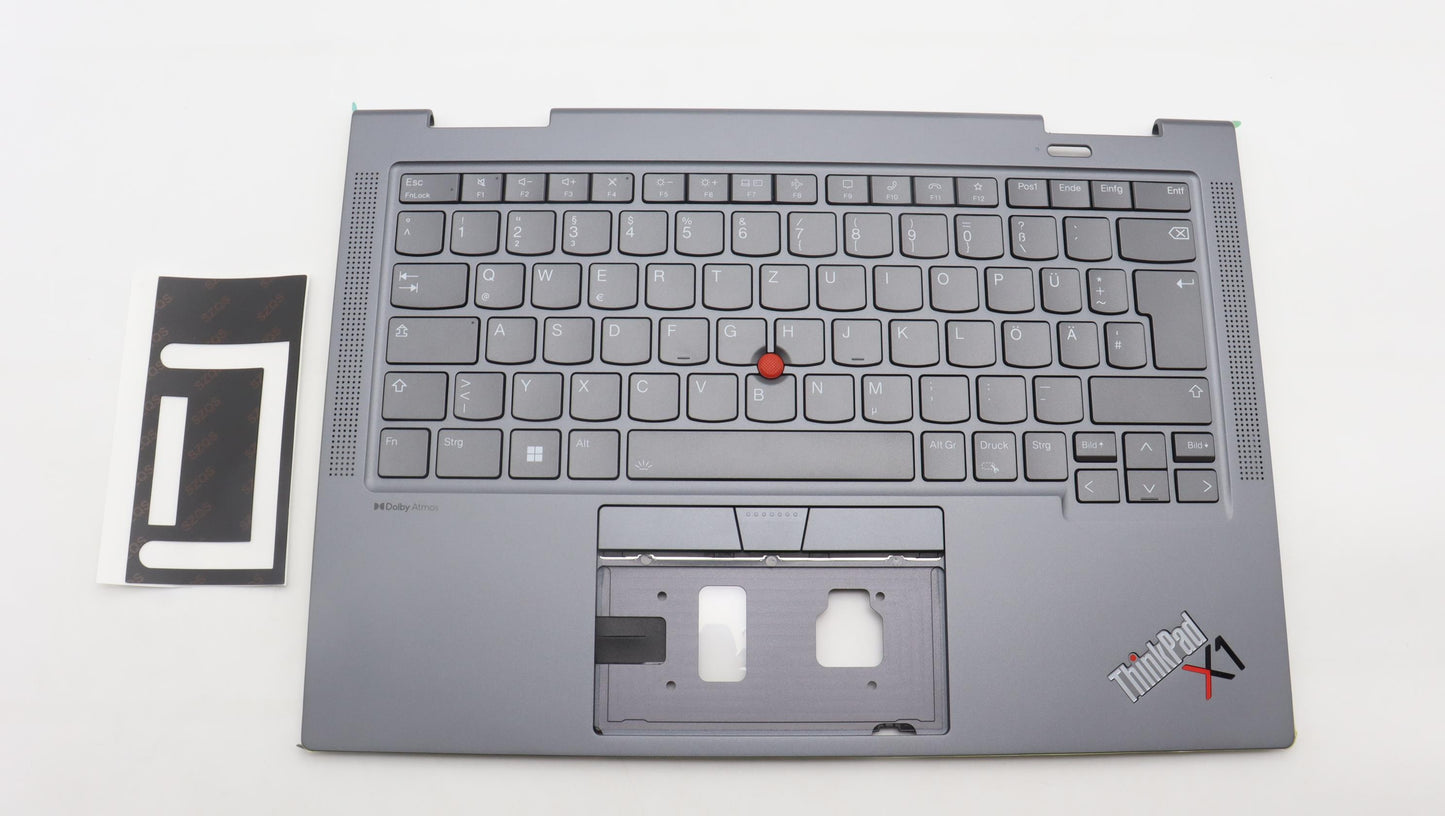 Lenovo Mech_Asm Bl Kb Gy Fpr Ww Ger S - 5M11H62420