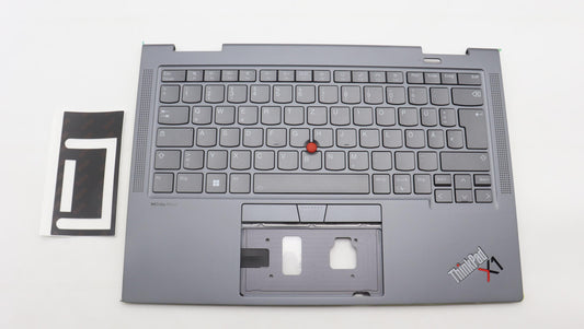Lenovo Mech_Asm Bl Kb Gy Fpr Ww Ger S - 5M11H62420