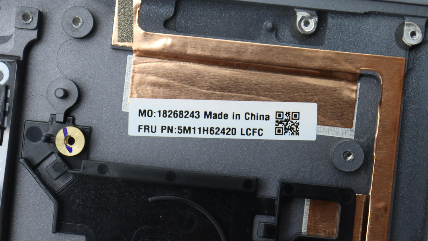 Lenovo Mech_Asm Bl Kb Gy Fpr Ww Ger S - 5M11H62420