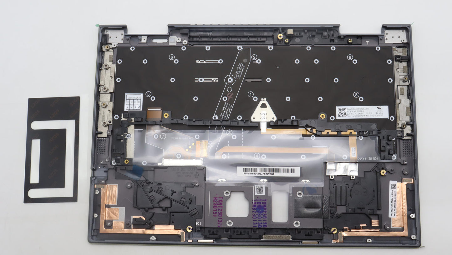 Lenovo Mech_Asm Bl Kb Gy Fpr Ww Gre S - 5M11H62424