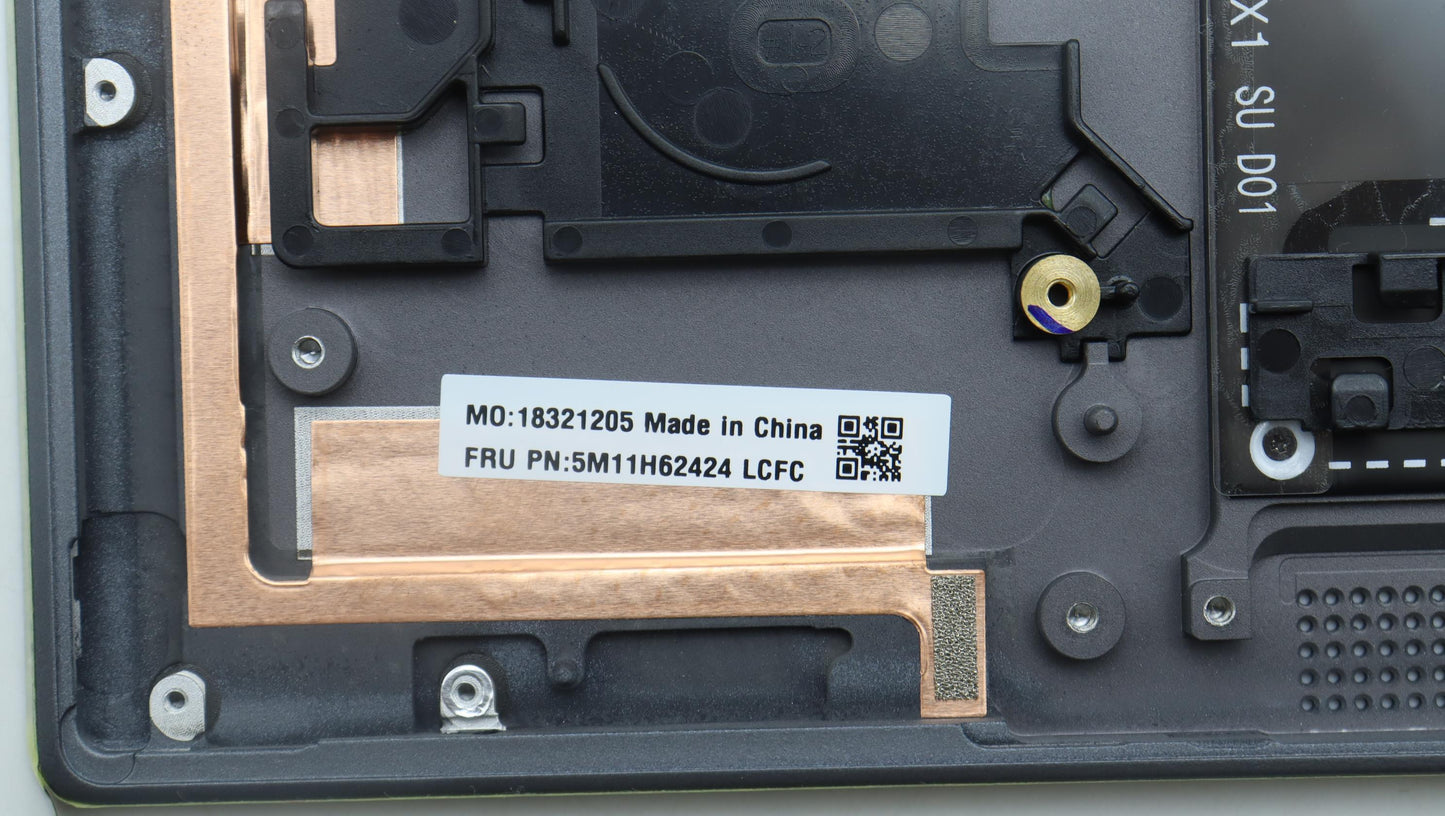 Lenovo Mech_Asm Bl Kb Gy Fpr Ww Gre S - 5M11H62424