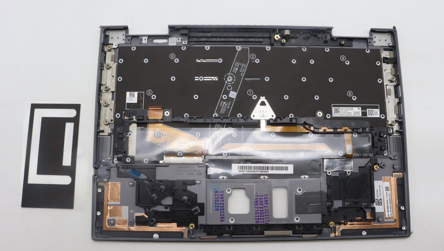 Lenovo Mech_Asm Bl Kb Gy Fpr Ww Hbw C - 5M11H62426
