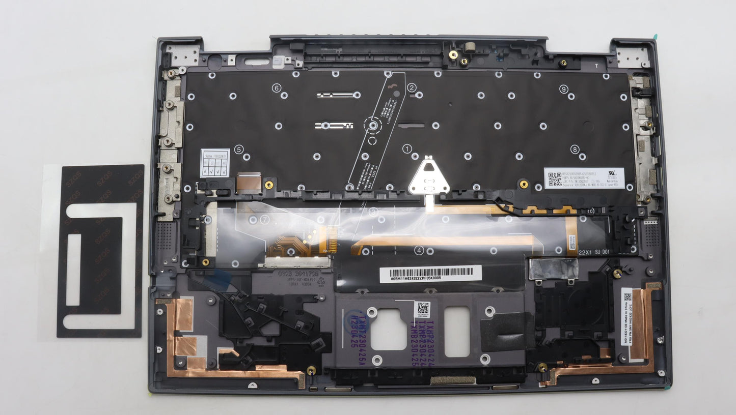 Lenovo Mech_Asm Bl Kb Gy Fpr Ww Hun S - 5M11H62432