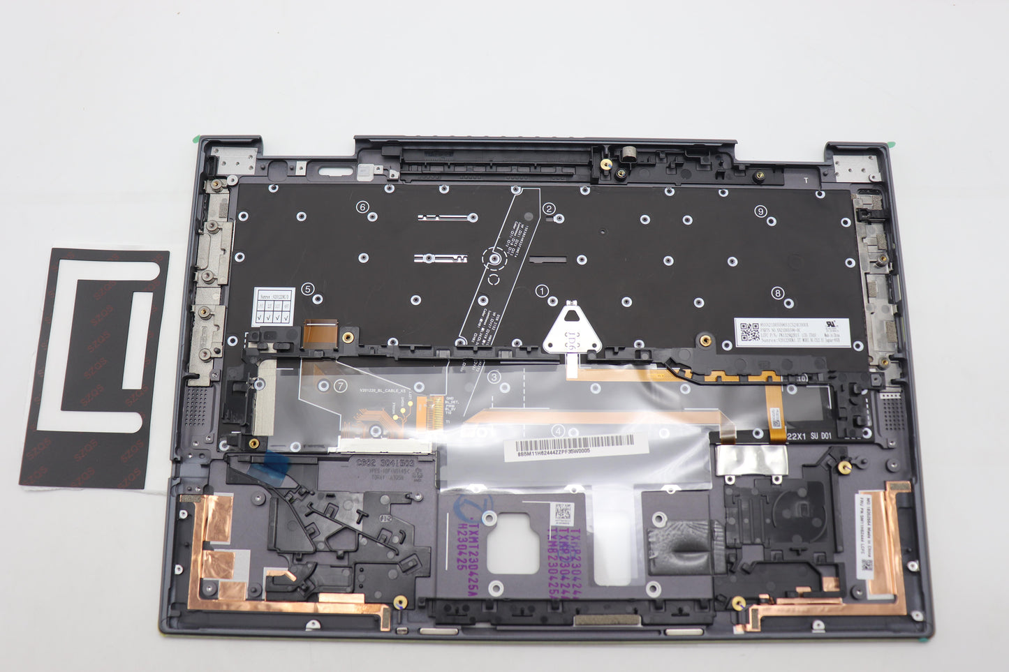 Lenovo Mech_Asm Bl Kb Gy Fpr Ww Ita S - 5M11H62444