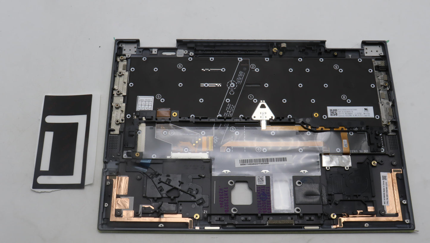 Lenovo Mech_Asm Bl Kb Gy Fpr Ww Nordi - 5M11H62464
